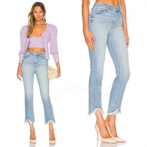 JONATHAN SIMKHAI River High Rise Straight Leg Jeans in Palisades Vintage Blue